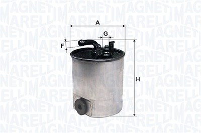 Magneti Marelli Kraftstofffilter [Hersteller-Nr. 153071762419] für Nissan von MAGNETI MARELLI