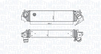 Magneti Marelli Ladeluftkühler [Hersteller-Nr. 351319205560] für BMW, Mini von MAGNETI MARELLI