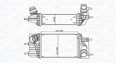 Magneti Marelli Ladeluftkühler [Hersteller-Nr. 351319205810] für Nissan von MAGNETI MARELLI