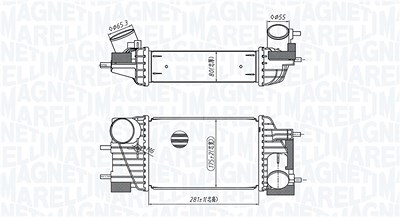 Magneti Marelli Ladeluftkühler [Hersteller-Nr. 351319205820] für Nissan von MAGNETI MARELLI