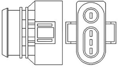 Magneti Marelli Lambdasonde [Hersteller-Nr. 466016355047] für Audi, Skoda, VW von MAGNETI MARELLI