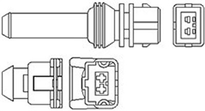 Magneti Marelli Lambdasonde [Hersteller-Nr. 466016355057] für Alfa Romeo, Fiat, Lancia von MAGNETI MARELLI