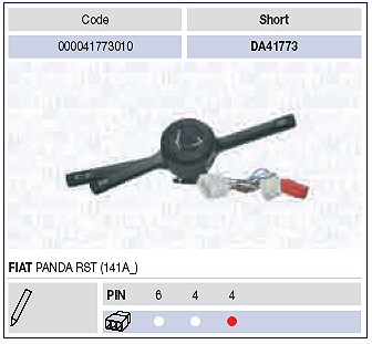 Magneti Marelli Lenkstockschalter [Hersteller-Nr. 000041773010] für Fiat von MAGNETI MARELLI