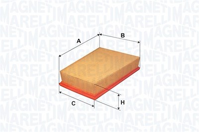 Magneti Marelli Luftfilter [Hersteller-Nr. 152071758594] für Citroën, Peugeot von MAGNETI MARELLI