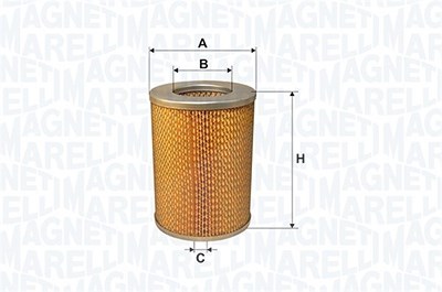 Magneti Marelli Luftfilter [Hersteller-Nr. 152071760675] für Mercedes-Benz von MAGNETI MARELLI