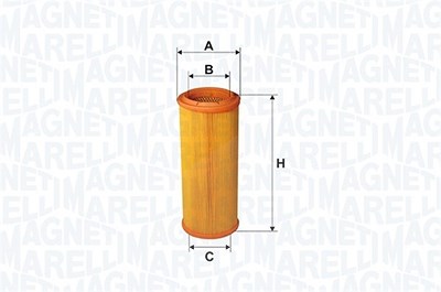 Magneti Marelli Luftfilter [Hersteller-Nr. 152071761667] für Mercedes-Benz von MAGNETI MARELLI