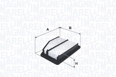 Magneti Marelli Luftfilter [Hersteller-Nr. 152071761715] für Hyundai, Kia von MAGNETI MARELLI