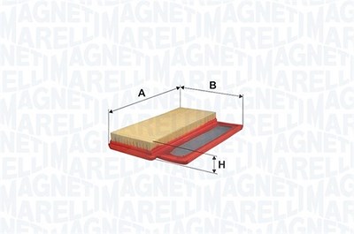 Magneti Marelli Luftfilter [Hersteller-Nr. 153071760528] für Fiat, Opel von MAGNETI MARELLI