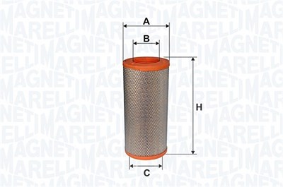 Magneti Marelli Luftfilter [Hersteller-Nr. 153071762356] für Iveco von MAGNETI MARELLI