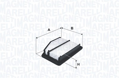 Magneti Marelli Luftfilter [Hersteller-Nr. 153071762378] für Opel, Chevrolet von MAGNETI MARELLI