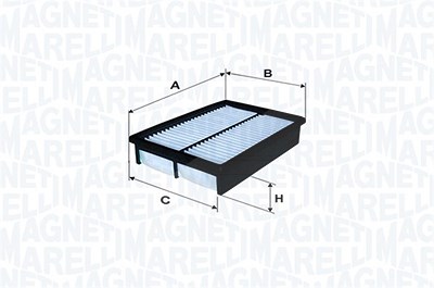 Magneti Marelli Luftfilter [Hersteller-Nr. 153071762516] für Honda von MAGNETI MARELLI