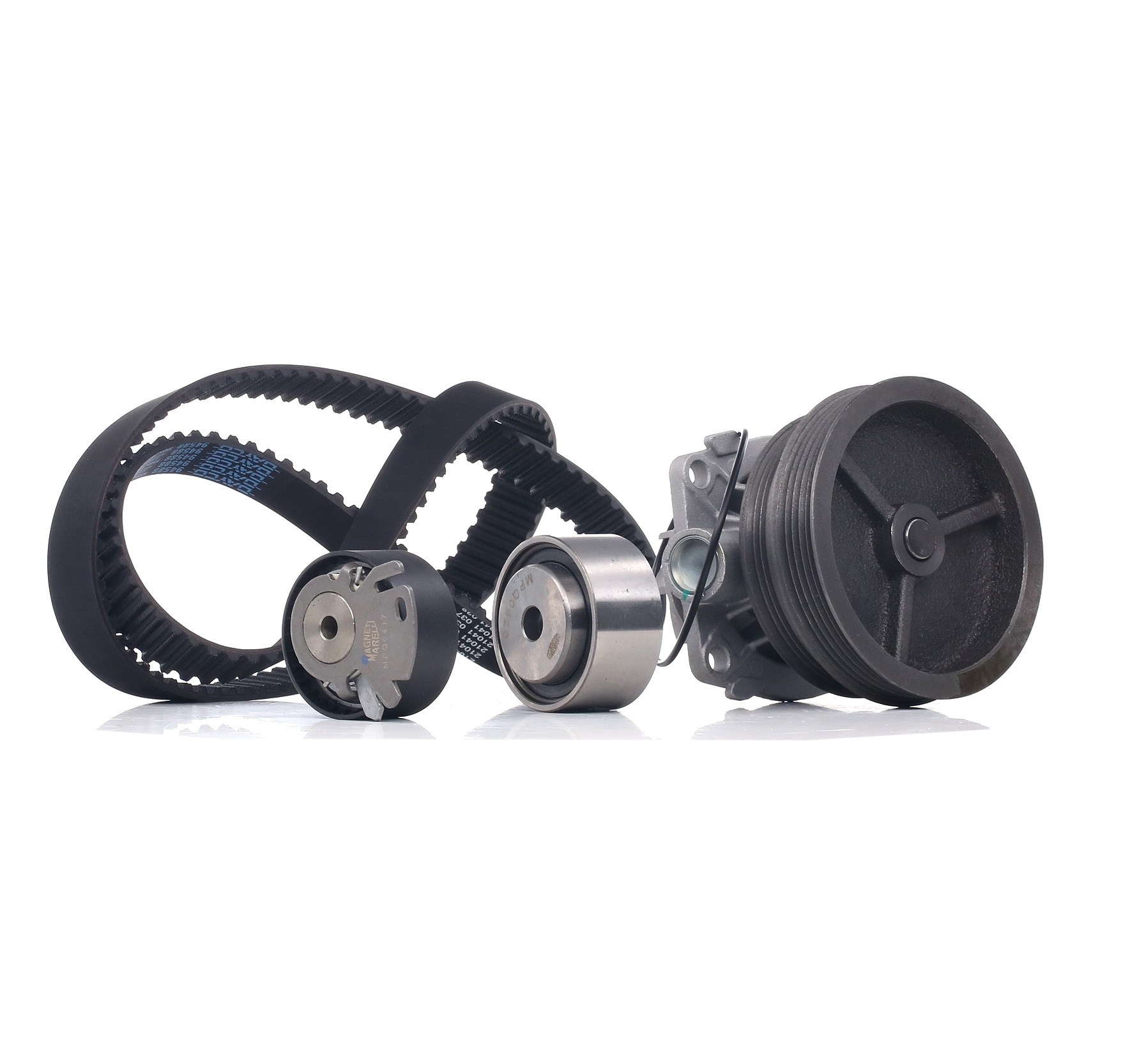 MAGNETI MARELLI Wasserpumpe + Zahnriemensatz FIAT,LANCIA 132011160028 Wasserpumpe + Zahnriemenkit von MAGNETI MARELLI