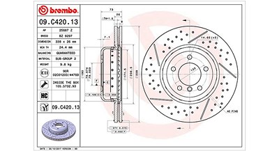 Magneti Marelli 1x Bremsscheibe [Hersteller-Nr. 360406132804] für BMW von MAGNETI MARELLI