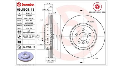 Magneti Marelli 1x Bremsscheibe [Hersteller-Nr. 360406134104] für BMW von MAGNETI MARELLI