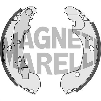 Magneti Marelli Bremsbacke [Hersteller-Nr. 360219198296] für Nissan, Renault von MAGNETI MARELLI