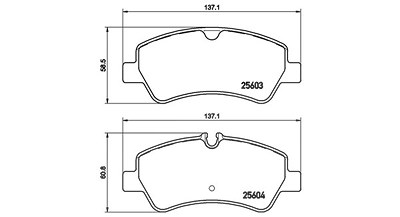 Magneti Marelli Bremsbeläge hinten (Satz) [Hersteller-Nr. 363700424160] für Ford von MAGNETI MARELLI