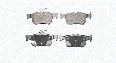 Magneti Marelli Bremsbeläge hinten (Satz) [Hersteller-Nr. 363916060935] für Ford, Ford Usa von MAGNETI MARELLI