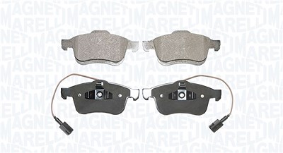 Magneti Marelli Bremsbeläge mit VWK vorne (Satz) [Hersteller-Nr. 363916060860] für Chrysler, Fiat, Lancia, Opel, Vauxhall von MAGNETI MARELLI