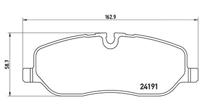 Magneti Marelli Bremsbeläge vorne (Satz) [Hersteller-Nr. 363700444014] für Land Rover von MAGNETI MARELLI