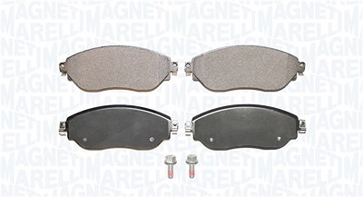 Magneti Marelli Bremsbeläge vorne (Satz) [Hersteller-Nr. 363916060878] für Fiat, Nissan, Opel, Renault, Vauxhall von MAGNETI MARELLI