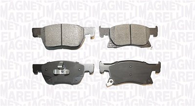 Magneti Marelli Bremsbeläge vorne (Satz) [Hersteller-Nr. 363916060918] für Opel, Vauxhall von MAGNETI MARELLI