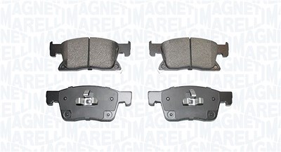 Magneti Marelli Bremsbeläge vorne (Satz) [Hersteller-Nr. 363916060919] für Opel, Vauxhall von MAGNETI MARELLI