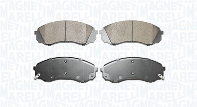 Magneti Marelli Bremsbeläge vorne (Satz) [Hersteller-Nr. 363916061124] für Hyundai, Kia von MAGNETI MARELLI