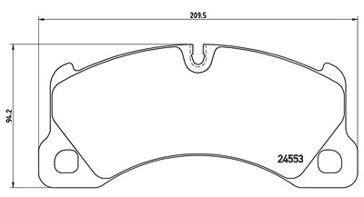 Magneti Marelli Bremsbelagsatz, Scheibenbremse [Hersteller-Nr. 363700465017] für Porsche, VW von MAGNETI MARELLI