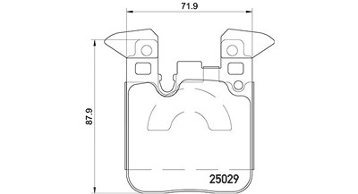 Magneti Marelli Bremsbelagsatz, Scheibenbremse [Hersteller-Nr. 363700506087] für BMW von MAGNETI MARELLI