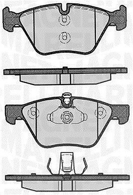 Magneti Marelli Bremsbelagsatz, Scheibenbremse [Hersteller-Nr. 363916060160] für BMW von MAGNETI MARELLI