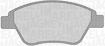 Magneti Marelli Bremsbelagsatz, Scheibenbremse [Hersteller-Nr. 363916060176] für Citroën, Mercedes-Benz, Peugeot von MAGNETI MARELLI