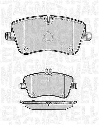 Magneti Marelli Bremsbelagsatz, Scheibenbremse [Hersteller-Nr. 363916060312] für Mercedes-Benz von MAGNETI MARELLI