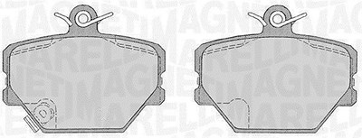 Magneti Marelli Bremsbelagsatz, Scheibenbremse [Hersteller-Nr. 363916060398] für Smart von MAGNETI MARELLI