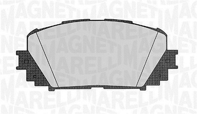 Magneti Marelli Bremsbelagsatz, Scheibenbremse [Hersteller-Nr. 363916060627] für Daihatsu, Toyota von MAGNETI MARELLI