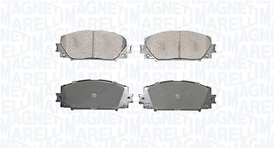 Magneti Marelli Bremsbelagsatz, Scheibenbremse [Hersteller-Nr. 363916060827] für Lexus, Perodua, Toyota von MAGNETI MARELLI