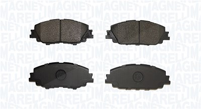 Magneti Marelli Bremsbelagsatz, Scheibenbremse [Hersteller-Nr. 363916061263] für Toyota von MAGNETI MARELLI