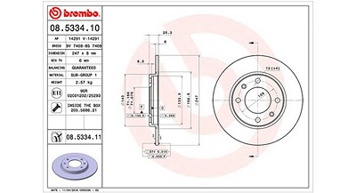 Magneti Marelli Bremsscheibe [Hersteller-Nr. 360406018300] für Citroën von MAGNETI MARELLI