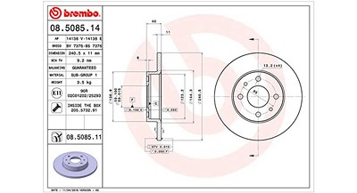 Magneti Marelli Bremsscheibe [Hersteller-Nr. 360406021600] für Abarth, Alfa Romeo, Fiat, Ford, Lancia, Yugo von MAGNETI MARELLI