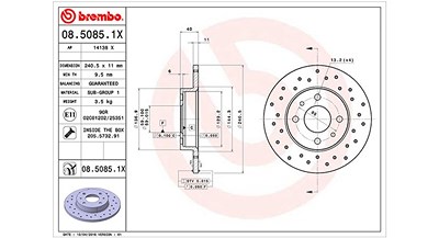 Magneti Marelli Bremsscheibe [Hersteller-Nr. 360406021602] für Abarth, Alfa Romeo, Fiat, Ford, Lancia, Yugo von MAGNETI MARELLI