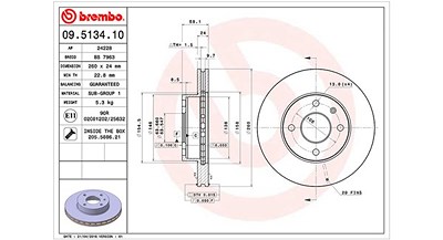 Magneti Marelli Bremsscheibe [Hersteller-Nr. 360406024900] für Ford von MAGNETI MARELLI