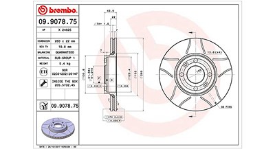 Magneti Marelli Bremsscheibe [Hersteller-Nr. 360406036605] für Dacia, Nissan, Renault von MAGNETI MARELLI