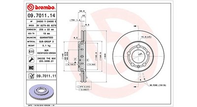 Magneti Marelli Bremsscheibe [Hersteller-Nr. 360406049400] für Audi, Seat, Skoda, VW von MAGNETI MARELLI