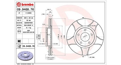 Magneti Marelli Bremsscheibe [Hersteller-Nr. 360406056805] für Mazda von MAGNETI MARELLI