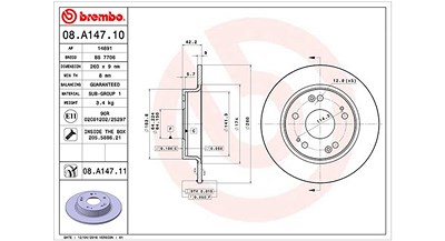 Magneti Marelli Bremsscheibe [Hersteller-Nr. 360406065500] für Honda von MAGNETI MARELLI