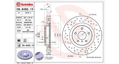 Magneti Marelli Bremsscheibe [Hersteller-Nr. 360406067202] für Nissan von MAGNETI MARELLI