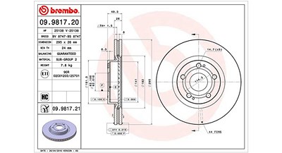 Magneti Marelli Bremsscheibe [Hersteller-Nr. 360406068200] für Toyota von MAGNETI MARELLI