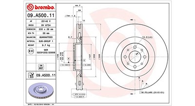 Magneti Marelli Bremsscheibe [Hersteller-Nr. 360406072400] für Lancia von MAGNETI MARELLI