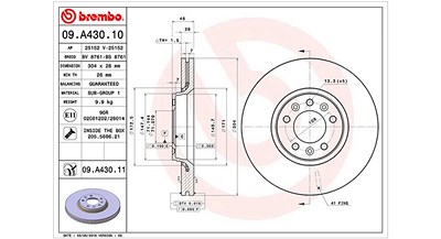 Magneti Marelli Bremsscheibe [Hersteller-Nr. 360406075700] für Citroën, Fiat, Peugeot, Toyota von MAGNETI MARELLI