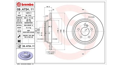 Magneti Marelli Bremsscheibe [Hersteller-Nr. 360406077000] für Mercedes-Benz von MAGNETI MARELLI