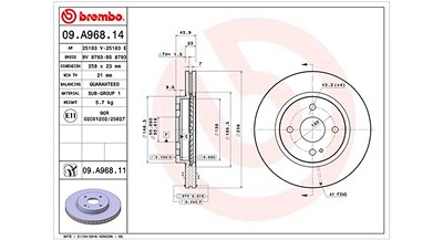 Magneti Marelli Bremsscheibe [Hersteller-Nr. 360406077700] für Mazda von MAGNETI MARELLI